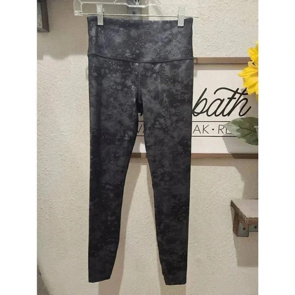 Athleta Pants - Athleta Elation Misty Lace Tights Leggings Size XS Dark Gray